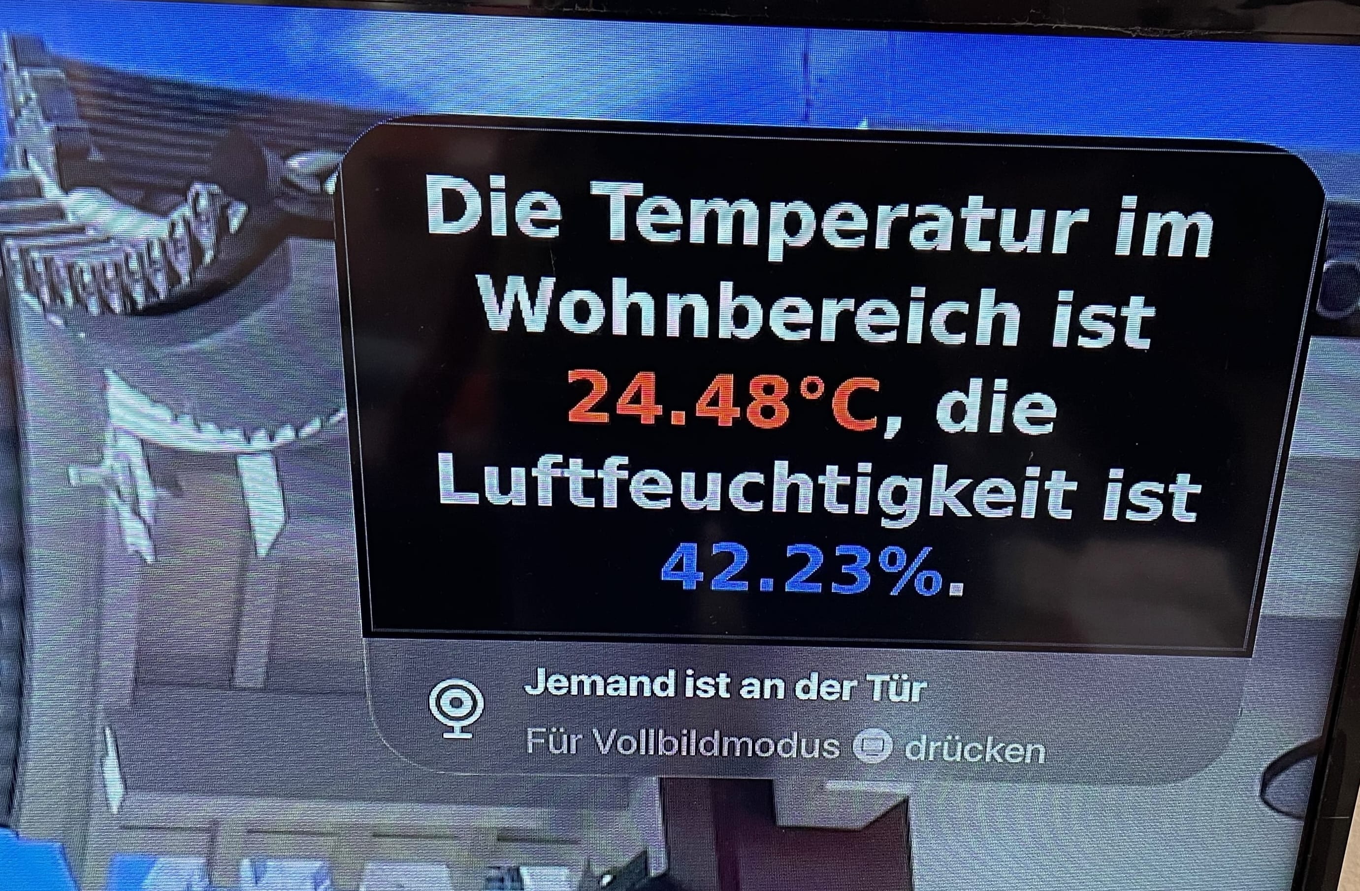 Climate Notification on Apple TV